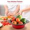 Collapsible Pasta Strainers Kitchen Colander For Draining Fruit Silicone Filter Vegetables Baskets