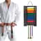 Portable Karate Belt Display Stand With Hanging Medal Sticks Lightweight Taekwondo Belt Storage Rac 0