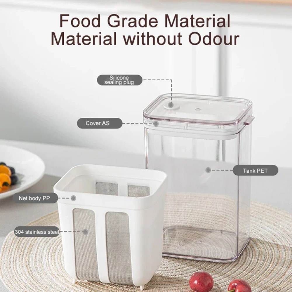 Greek Yogurt Maker Stainless Steel Strainer Yogurt Filter Whey Separation Tools For Cheese Kitchen 3