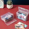 Clear Plastic Storage Box, Multipurpose Organizer for Business, Game, and Credit Card Holder Case