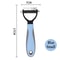 Pet Deshedding Brush Double Sided Grooming Tool Shedding And Dematting Stainless Steel Dog Comb For 6