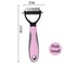 Pet Deshedding Brush Double Sided Grooming Tool Shedding And Dematting Stainless Steel Dog Comb For 8