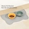 Pet Silicone Food Mat Waterproof Anti-Slip Easy to Clean, Universal Tableware Mat for Cats and Dogs