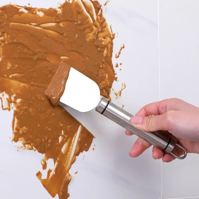 HeavyDuty Metal Scraper For Stubborn Stain And Frost Removal Shovel For Freezer Stovetop And Floor