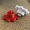 White Red Silicone Tube Cap for Silicone Hoses, Compact Portable Silicone Tubing Accessories, Keeps Tubes Soft