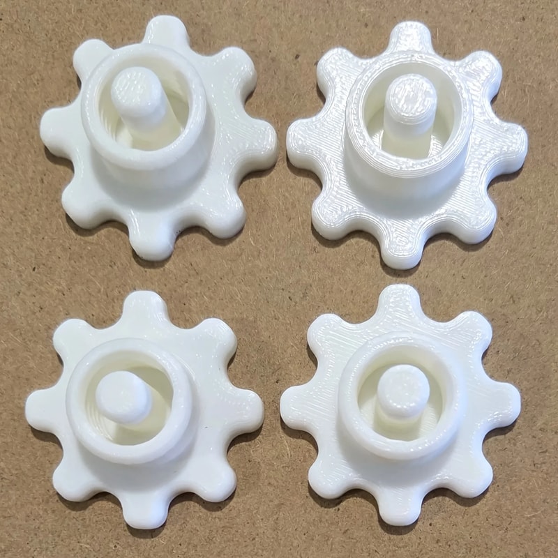 White Red Silicone Tube Cap for Silicone Hoses, Compact Portable Silicone Tubing Accessories, Keeps Tubes Soft