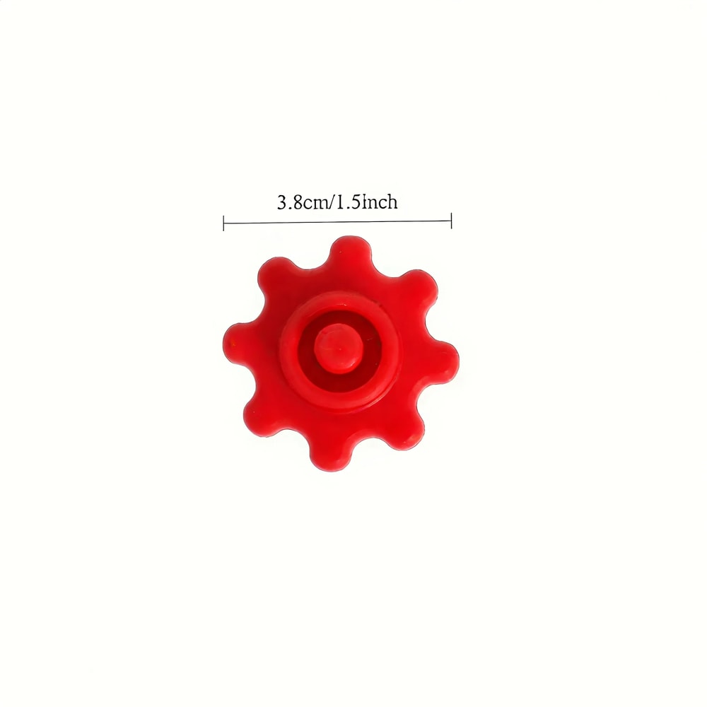 White Red Silicone Tube Cap for Silicone Hoses, Compact Portable Silicone Tubing Accessories, Keeps Tubes Soft