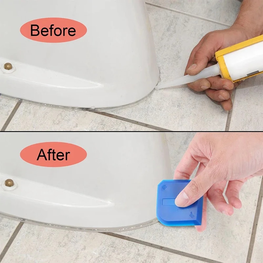 Caulking Tool Kit Professional Sealant Spreading Tool Ideal For Tiles Floors Easy Cleanup 4