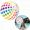 Inflatable Beach Ball Colored Striped Transparent Ball Pool Party Games 3