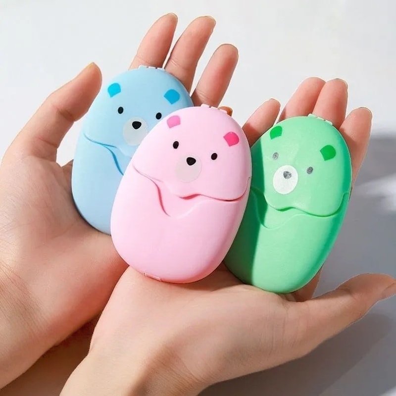 Travel Soap Sheets Portable Soap Paper Fragrance Foam For Outdoor Hand Bath And Camping Cleaning 0