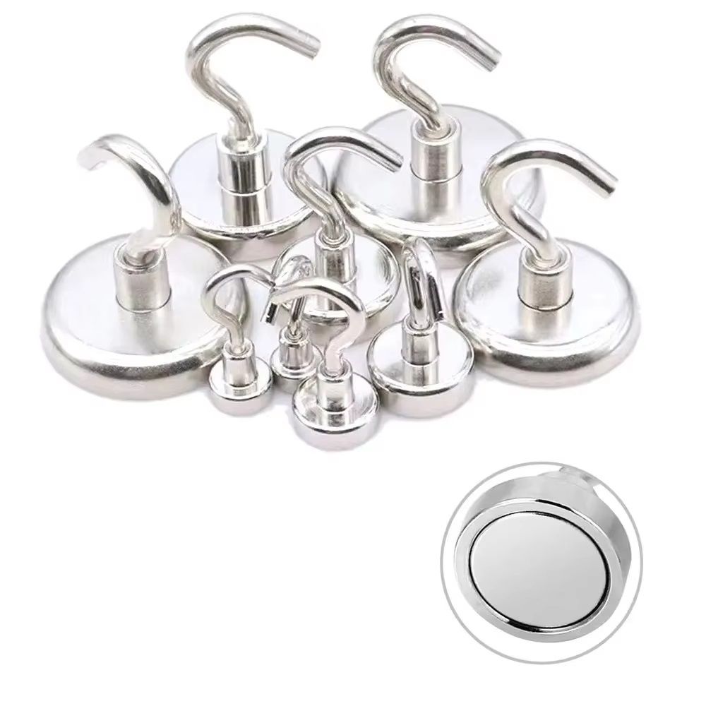 Powerful Magnetic Hook Strong Neodymium Magnets For Fridge Practical LoadBearing Hook Kitchen Bar U 0