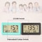 Mini Digital Clock With Temperature And Humidity Portable Desk Clock Electronics Thermometer Hygrom