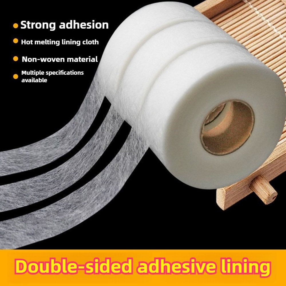 Interlining Fabric For Sewing Non Woven Padded Wadding Tape Hem Clothes Edge Shorten Length Adhesiv 1