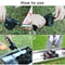 Portable Hand Operated Air Blower For Camping BBQ Grill Mini Fire Starter Tool Outdoor Barbecue Acc 2