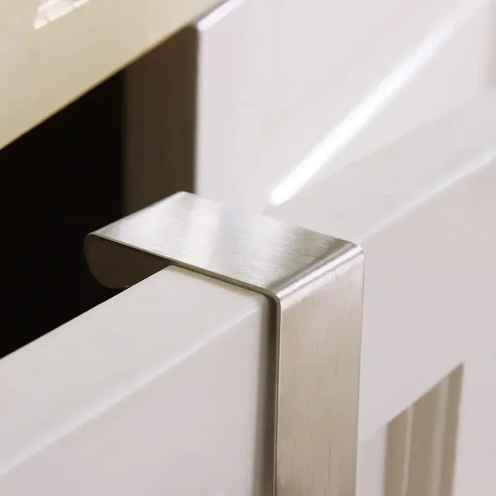 Z Shaped Stainless Steel Bathroom Cabinet Hook Home Kitchen Accessories Organizer Rear Hanger Keych 2