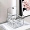 Clear Acrylic Hair Accessories Organizer Storage Box For Headbands Bows Cotton Swabs Bathroom Organ