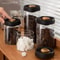 Coffee Bean Sealed Jar, Glass Kitchen Storage, Moisture-Proof, Vacuum Pressed Tea Rice Peanut Storage