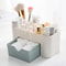 Makeup Organizer Storage Box With Drawer Acrylic Plastic Lipstick Organizer Brush Holder Cotton Swa 2