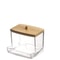Desktop Square Cotton Swab Dental Floss Storage Box Portable Plastic Waterproof Household Organizer 5