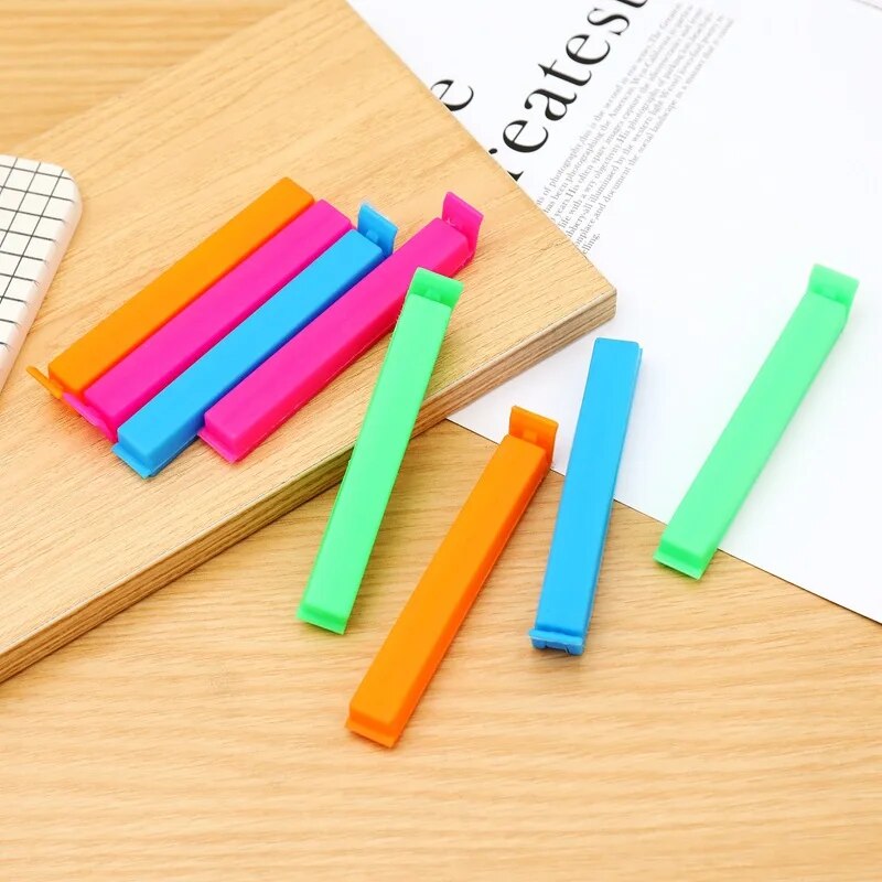 Portable Kitchen Storage Food Snack Seal Clips Sealing Bag Clamp Plastic Tool Kitchen Storage Acces 0