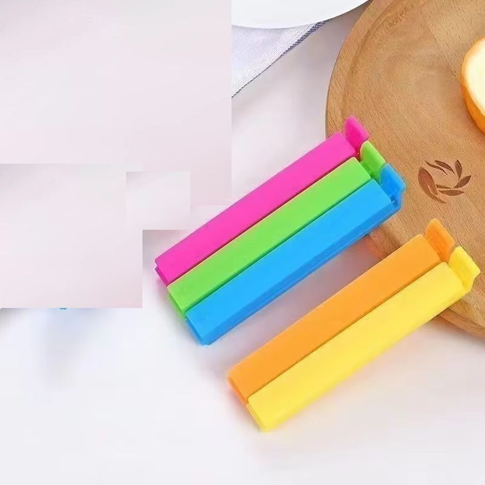 Portable Kitchen Storage Food Snack Seal Clips Sealing Bag Clamp Plastic Tool Kitchen Storage Acces 3