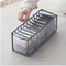 Compartments Underwear Storage Box Drawer Style Fabric Mesh Partition For Home Bra And Sock Cabinet 8