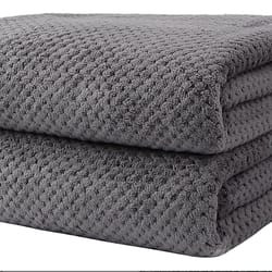 bath towel set, microfiber ultra soft, highly absorbent bath towel, lightweight, quick drying towel