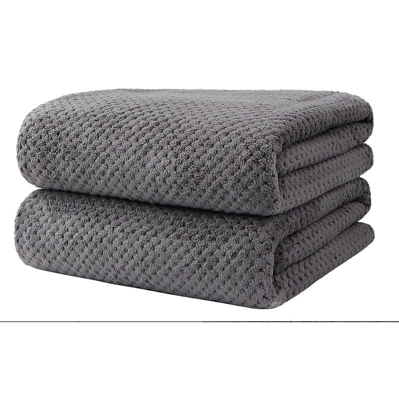 Bath Towel Set, Microfiber Ultra Soft, Highly Absorbent Bath Towel, Lightweight, Quick Drying Towel