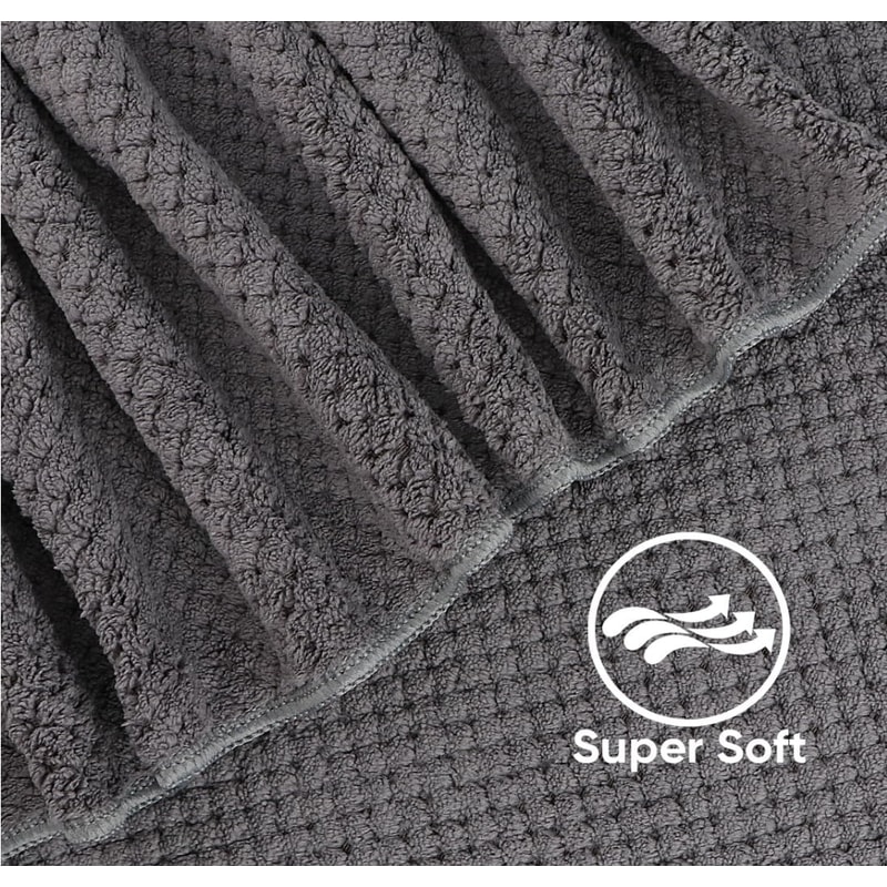 Bath Towel Set, Microfiber Ultra Soft, Highly Absorbent Bath Towel, Lightweight, Quick Drying Towel