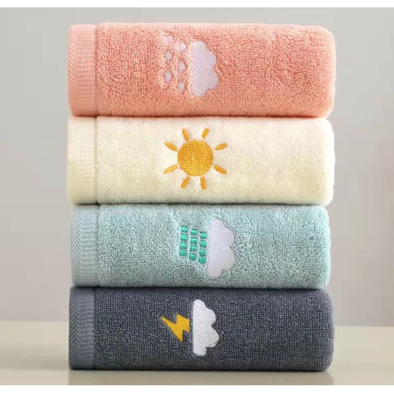 Bathroom Hand Towels, Soft Cotton Hand Towel, Highly Absorbent Hand Towels for Bath, Face, Gym
