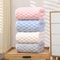 Coral Velvet Towel Cloud Grid Towel Soft Absorbent Thickened Bath Towel Household Face Washing Towe 1