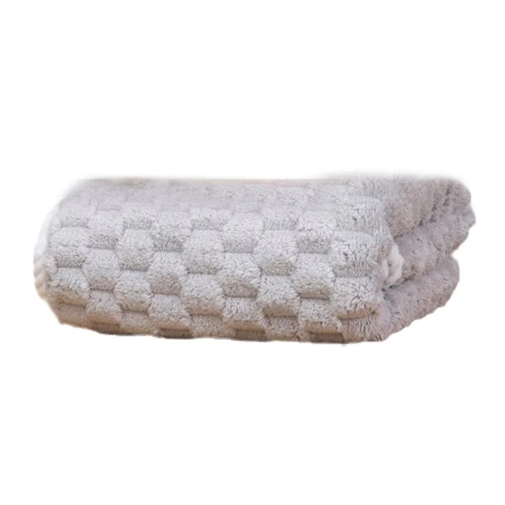 Coral Velvet Towel Cloud Grid Towel Soft Absorbent Thickened Bath Towel Household Face Washing Towe 6