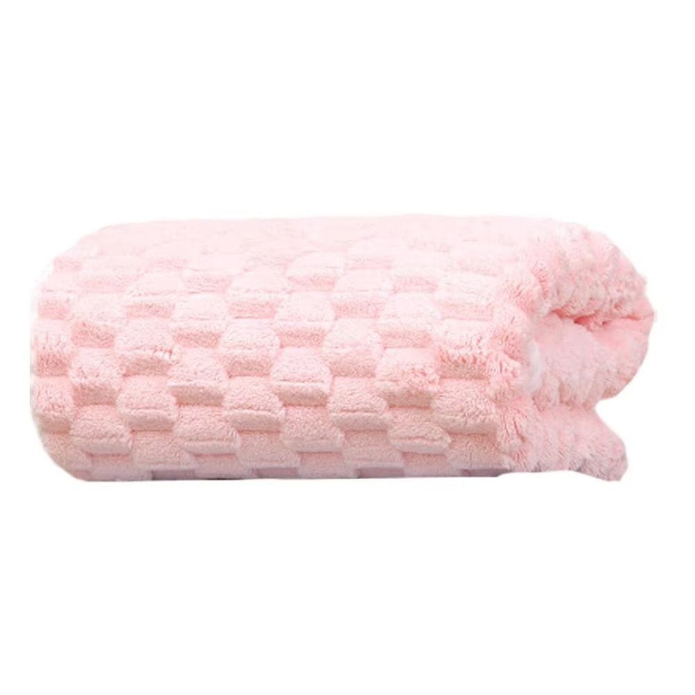 Coral Velvet Towel Cloud Grid Towel Soft Absorbent Thickened Bath Towel Household Face Washing Towe 7