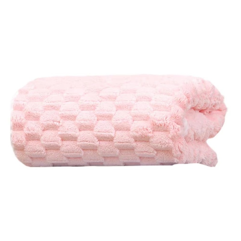 Coral Velvet Towel Cloud Grid Towel Soft Absorbent Thickened Bath Towel Household Face Washing Towe 7