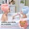 Microfiber Hair Towel Super Absorbent Hair Towel Fast Drying Hair Wraps Care Cap Button Women Bathr 5