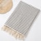 Luxury Cotton Spa Towel Striped Tassel Design Large Beach Towel For Home Travel Sauna Bath Comfort 4