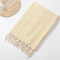 Luxury Cotton Spa Towel Striped Tassel Design Large Beach Towel For Home Travel Sauna Bath Comfort 6
