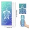 Microfiber Beach Towel Quick-Drying Absorbent Bath Towel, Blue Turtle Pattern for Travel and Swimming Pool