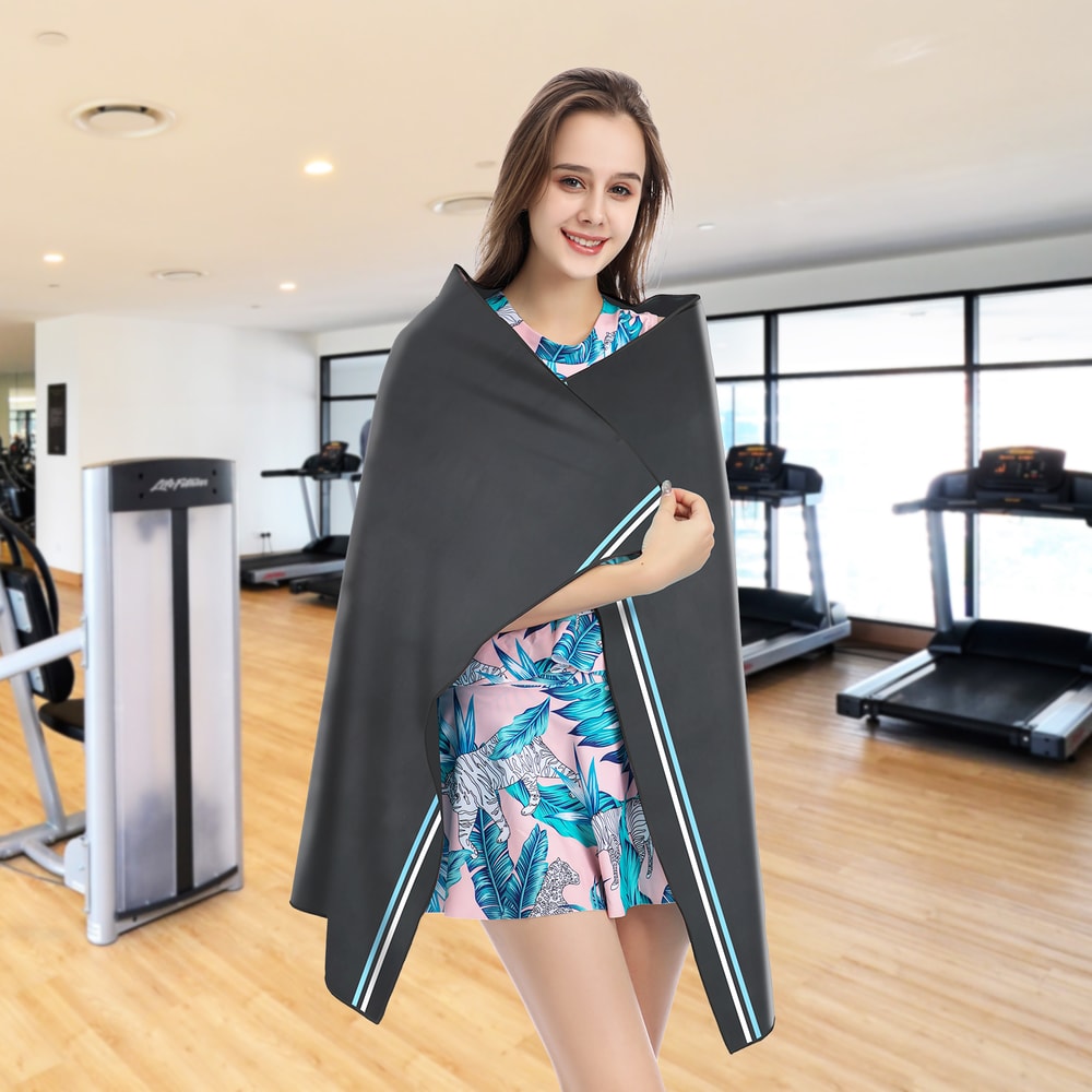 AQUA Microfiber Quick Dry Sports Towel Soft Lightweight Compact Travel Towel For Sweat Ultra Absorb 5