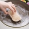 6Pcs Natural Luffa Scrub Pad Dish Pot Oil Stain Removing Kitchen Loofah Sponge Washing Cloth 4