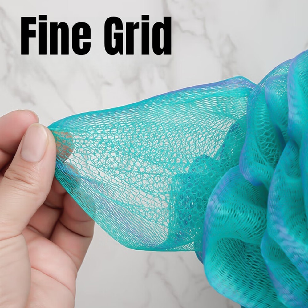 Exfoliating Bath Sponge Set Soft Mesh Bath Loofah Shower Sponge Balls Bathroom Supplies For Women M 3