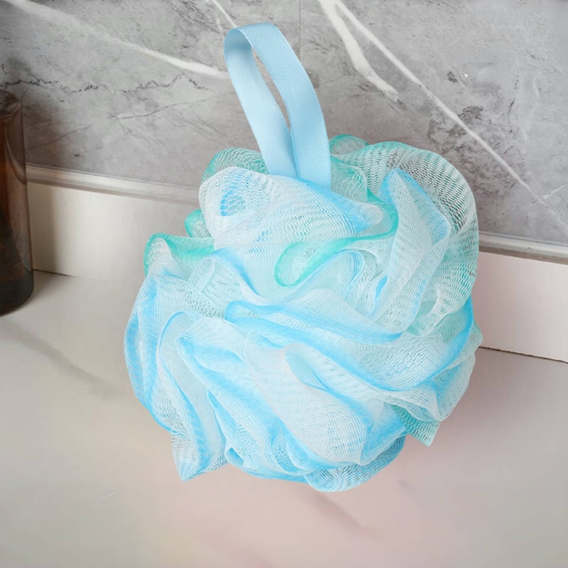 Exfoliating Bath Sponge Set Soft Mesh Bath Loofah Shower Sponge Balls Bathroom Supplies For Women M 9