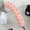 Braided Mesh Back Scrubber with Rope Handle, Long-Reach Exfoliating Body Sponge for Shower and Skin Care