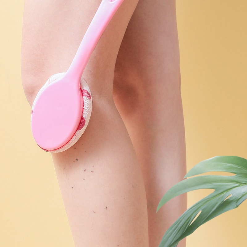 Long Handle Bath Brush Body Wash, Shower Detergent Sponge Applicator Back Brush, Skin Massage Care Bath Wash