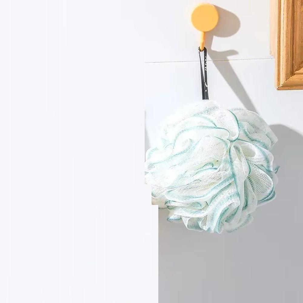 Soft Mesh Bath Sponge Balls Comfortable Large Flower Bubble Shower Rub Exfoliating Scrubbers Bath B 5