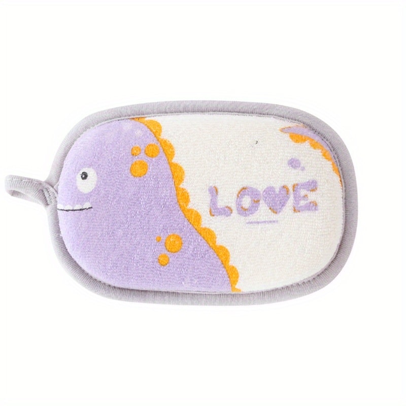 Baby Bath Sponge Children Scrub Bath Towel Cartoon Cleaning Brush For Kids Toddlers Newborns Shower 7