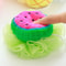 Baby Bath Sponge Cartoon Fruit Shape, Soft Baby Bath Brush for Newborn Infant Bathing, Gentle Children Shower Cleaning