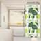 Fresh And Natural Style Turtle Leaf Bathroom Curtain Green Bathroom Space Blocks Privacy And Aesthe 1
