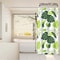 Fresh And Natural Style Turtle Leaf Bathroom Curtain Green Bathroom Space Blocks Privacy And Aesthe 1