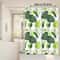 Fresh And Natural Style Turtle Leaf Bathroom Curtain Green Bathroom Space Blocks Privacy And Aesthe 3